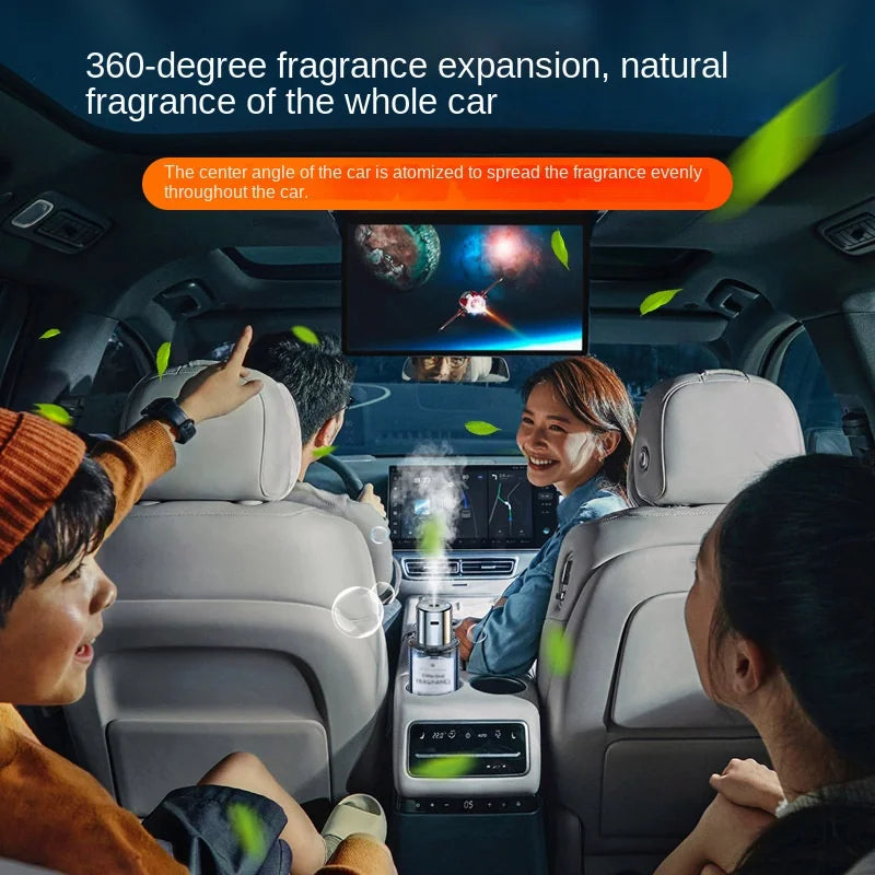 Car Aroma Diffuser Car Intelligent Wireless Fragrance Machine Auto Mist Deodorant Car Perfume Misting Humidifier