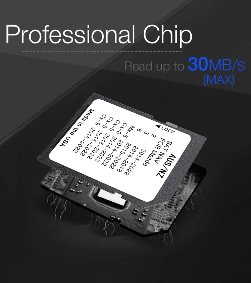 2024 Update Maps Australia New Zealand for Mazda 2 3 6 CX3 CX5 CX8 CX9 MX5 Vehicle Connect 1 System Navigation GPS Sat Nav