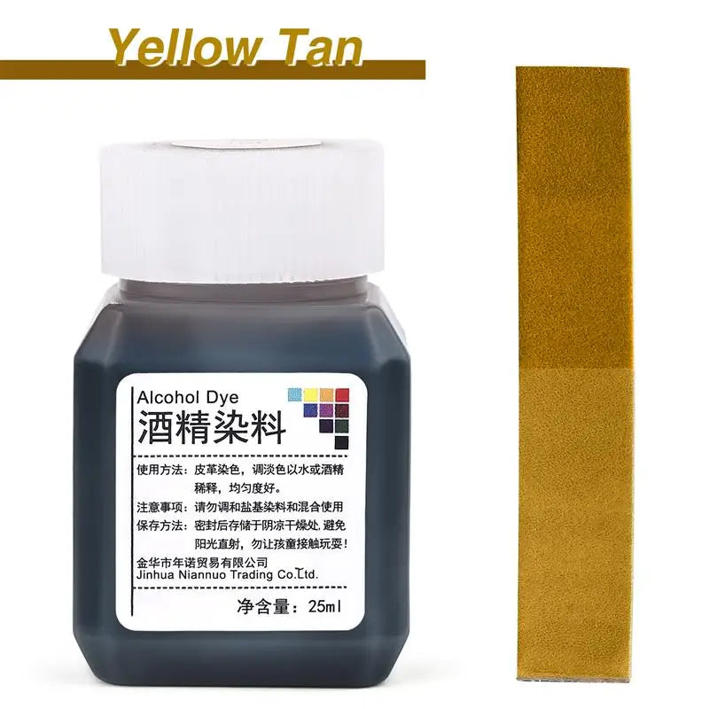 24 Color Leather Alcohol Dye Complete Set Of Diy Handmade Leather Cow Leather Dye Vegetable Tanned Leather Dye Alcohol Dye Water