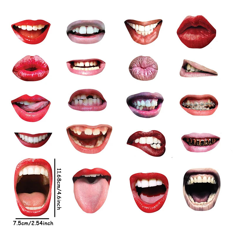 20pcs/set Adult Funny Lip Mouth DIY Photobooth Props Wedding Decoration DIY Photo Booth Birthday Party Wedding Decorations