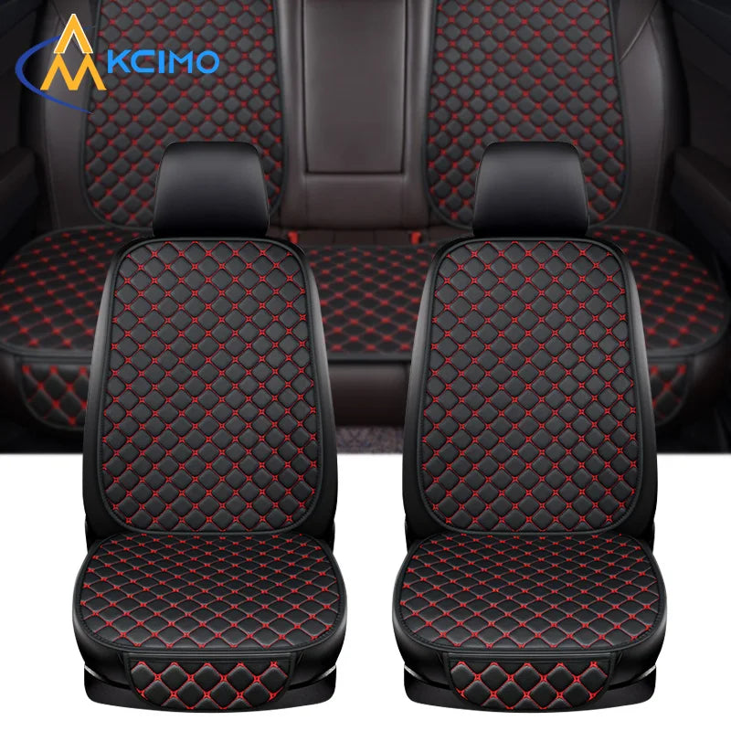 Kcimo Universal Pu Leather Car Seat Cover Seat Back Soft Cushion Minimalism Seat Cushion Chair Carpet Pad Auto Accessories