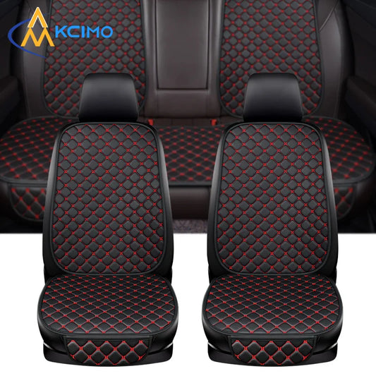 Kcimo Universal Pu Leather Car Seat Cover Seat Back Soft Cushion Minimalism Seat Cushion Chair Carpet Pad Auto Accessories