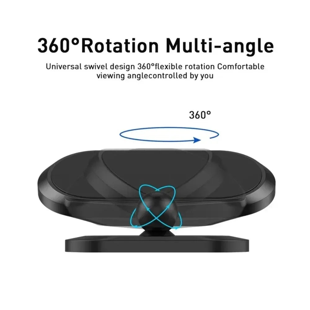New Magnetic Car Phone Holder 360° Rotation Mini Strip Shape Stand for Huawei Metal Strong Magnet GPS Car Mount for IPhone