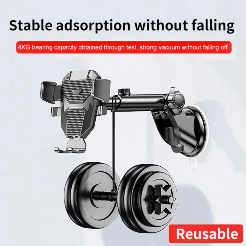2024 Sucker Car Phone Holder Auto Mount Stand GPS Telefon Mobile Cell Support For IPhone 13 12 11 Pro Xiaomi Huawei Samsung