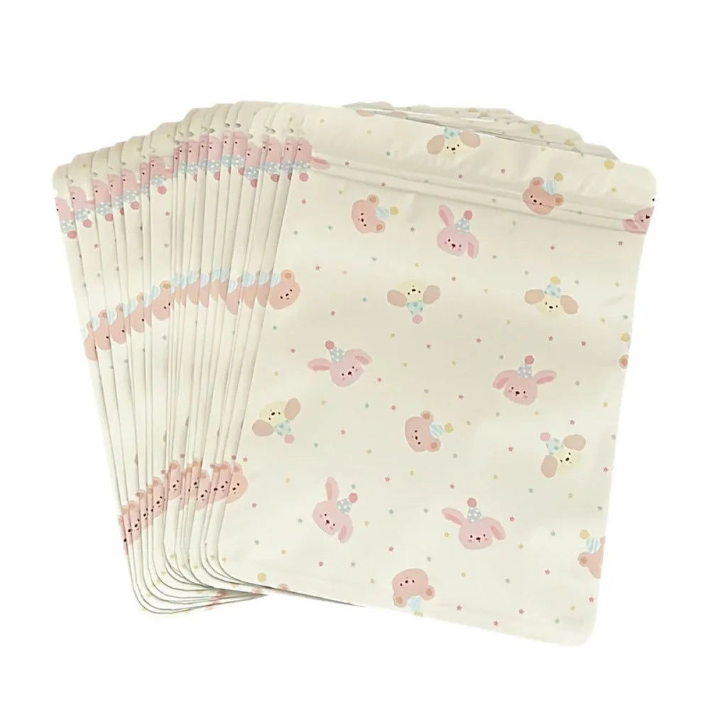 20 Pcs Cute Bear Self sealing Bag Packaging Bag Holiday Gift Packaging Sealed Bag