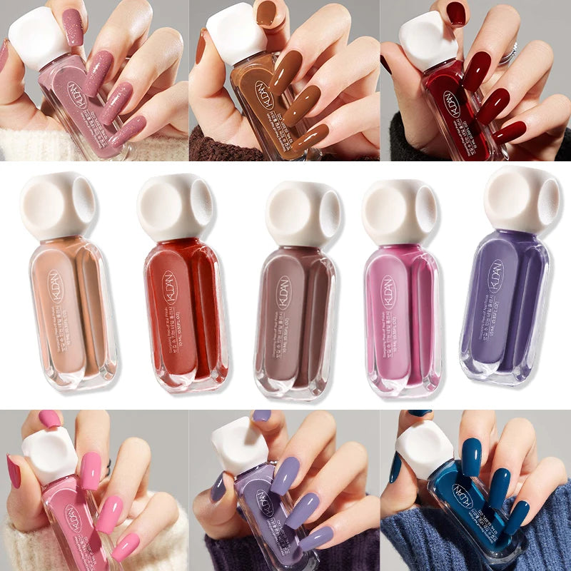 10ml Colorful Water-Based Peel Off Nail Polish No Need Lamp Red Pink Glitter Nails Art All For Manicure Nail Aupplies Varnish