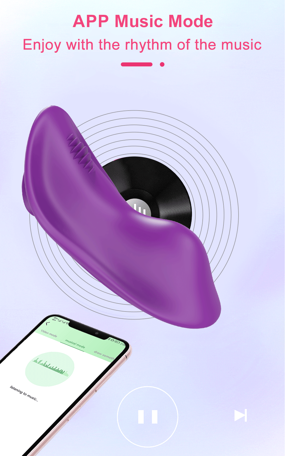 APP Wearable Vibrator for Women Bluetooth Control Egg Clit Stimulator Magnetic Wear Vibrating Female Masturbator Sex Toys Adults