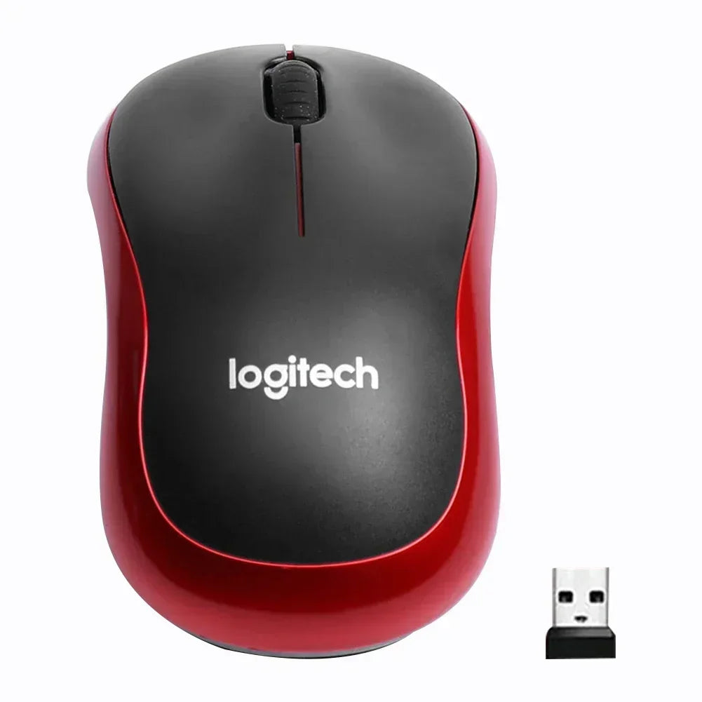 Logitech M185 Silent Optical Mini Wireless Mouse Travel Office Comfortable Small Hand Home Mouse for Mac OS / Windows Mini Pc