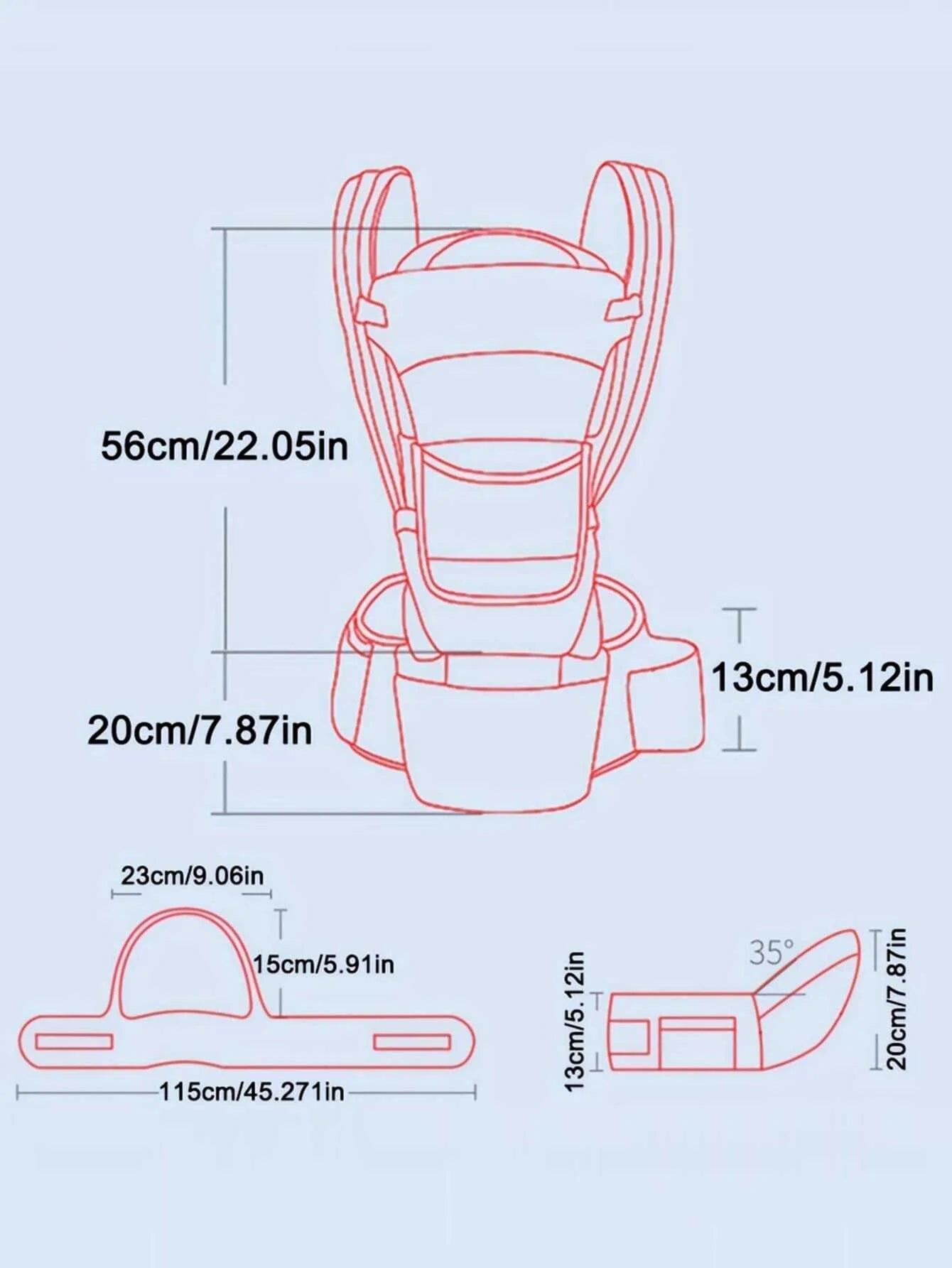 New stretchy sling wrap belt Adjustable Hip Seat Newborn Outdoor Waterproof brestfeed soft structure Kids Baby Belt Carrier