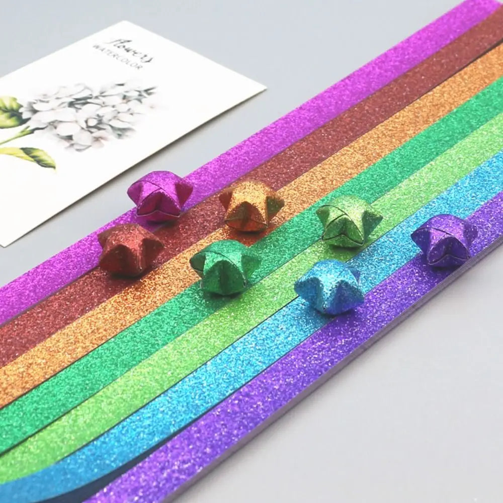 540 Sheets Origami Paper Stars DIY Hand Crafts Origami Lucky Star Paper Folding Origami Star Paper Strips for Paper Arts Crafts