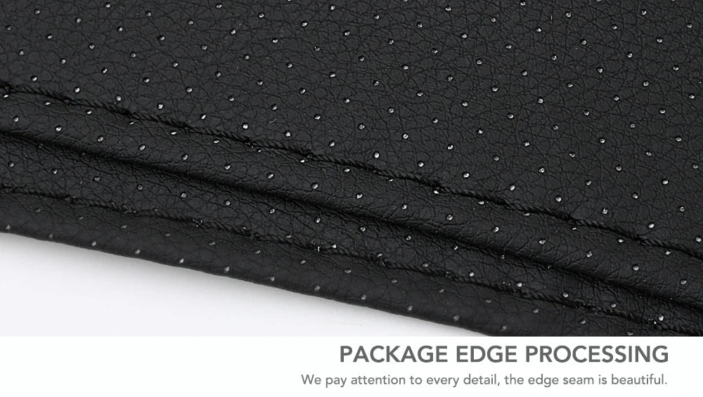 For Opel astra h j g insignia vectra c corsa d zafira b Acura Buick 1Set Car steering wheel cover Leather Hand stitching