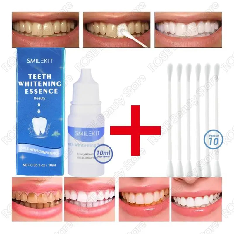 Teeth Whitening Essence Powder Clean Oral Hygiene Whiten Teeth Remove Plaque Stains Fresh Breath Oral Hygiene Dental Tools Set