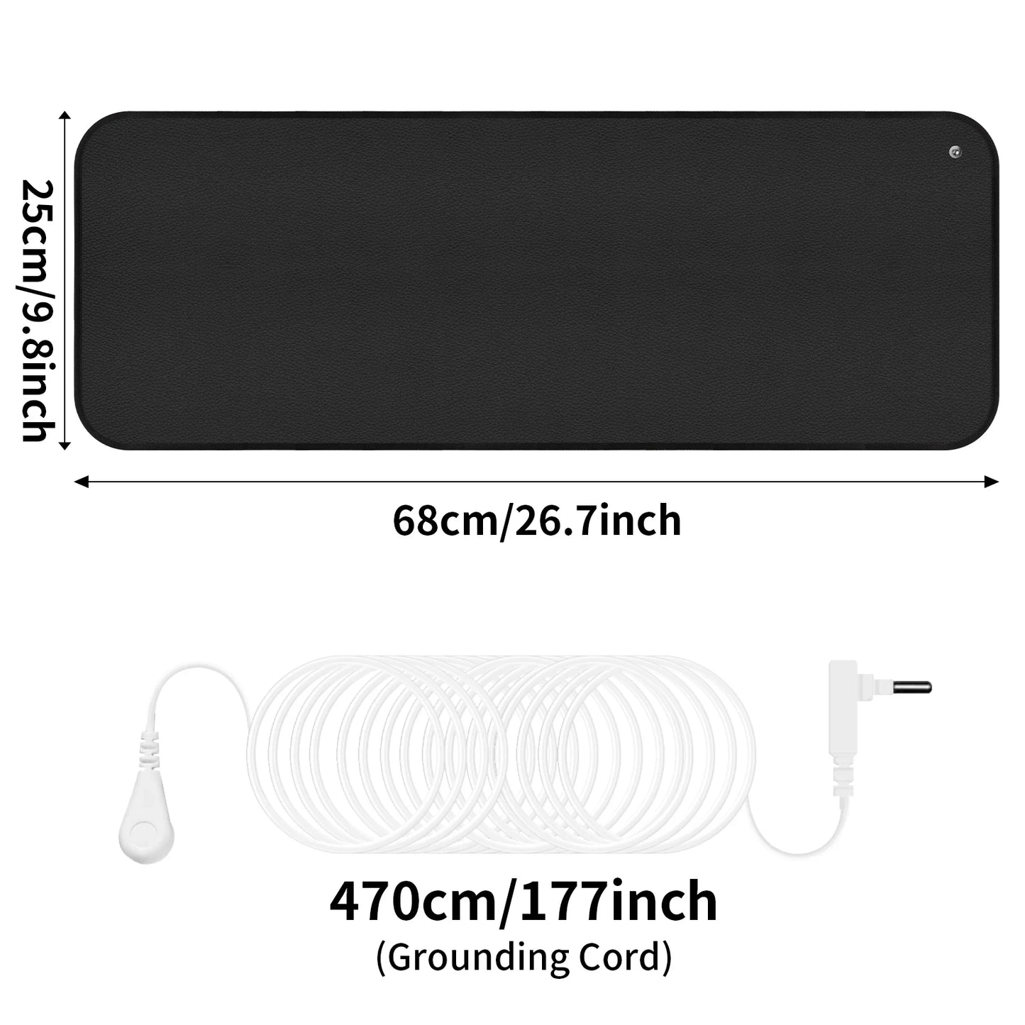 Grounding Mat for Improves Sleep Soft Sheet Mats Healthy Balance for Anxiety Pain Relief Earth Connected Wellness Therapy Pad