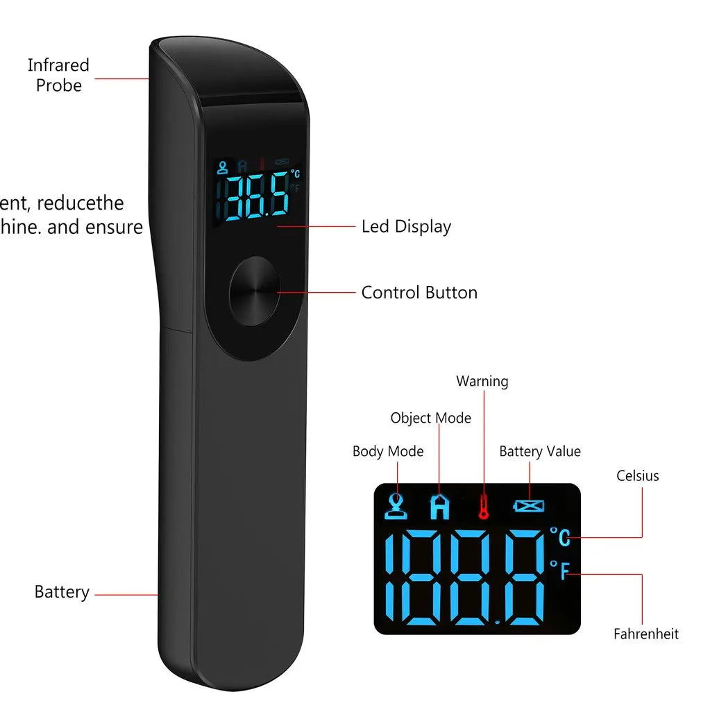 Medical Temperature Infrared Thermometer Forehead Digital Non-contact Thermomete LED Display Fever Measure Tool For Baby Adult