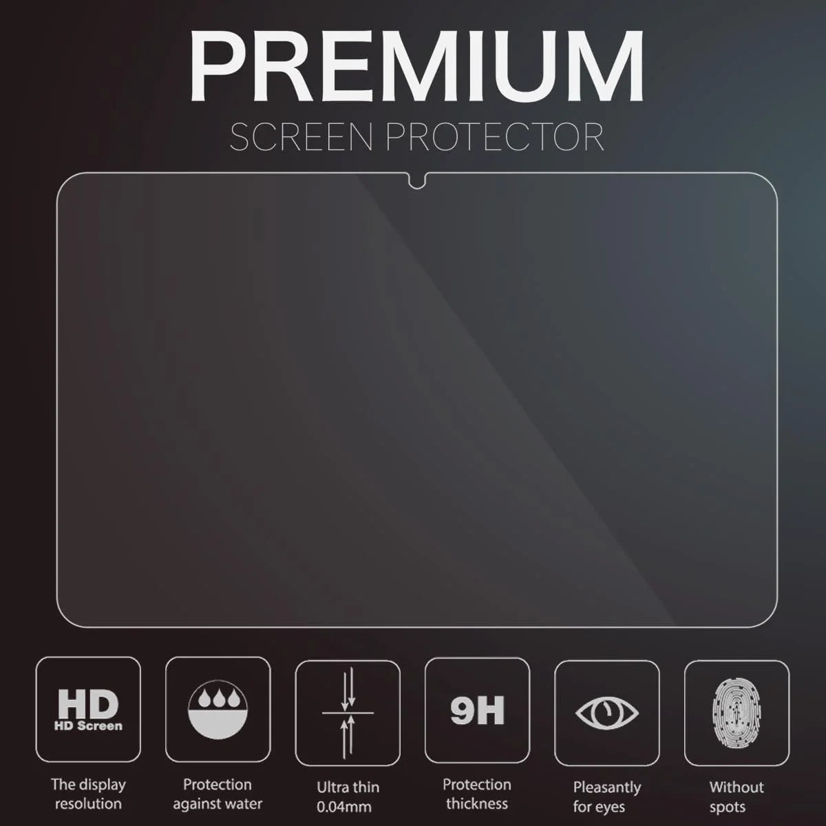 For Teclast P40HD 10.1 Inch Tempered Glass Screen Protector 2022 Tablet Sceatch Proof HD Clear Bubble Free Protective Film