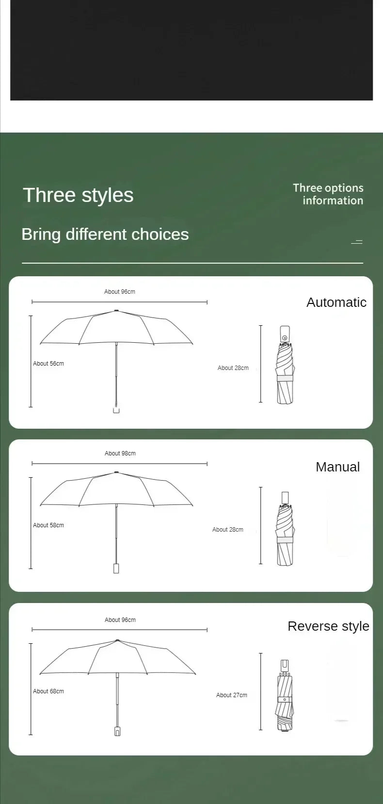 Mini Umbrella Folding Automatic Anti UV Rain Sun Umbrella Fashion Portable Windproof Light Women Men Children Parasol Umbrella