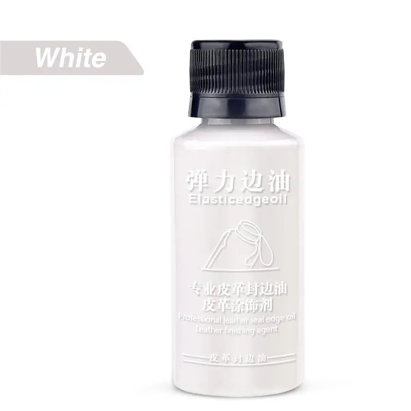 30ml Stretch Matte Elastic Edge Sealing Oil Leather Dye Coloring Coats Edges Repair Wrap Liquid DIY Leather Craft Paint Pigment