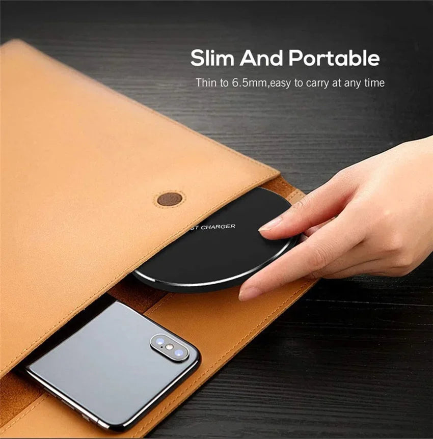 30W Wireless Charger For iPhone 14 13 12 11 Pro XS Max Mini X XR Induction Fast Wireless Charging Pad For Samsung Xiaomi Huawei