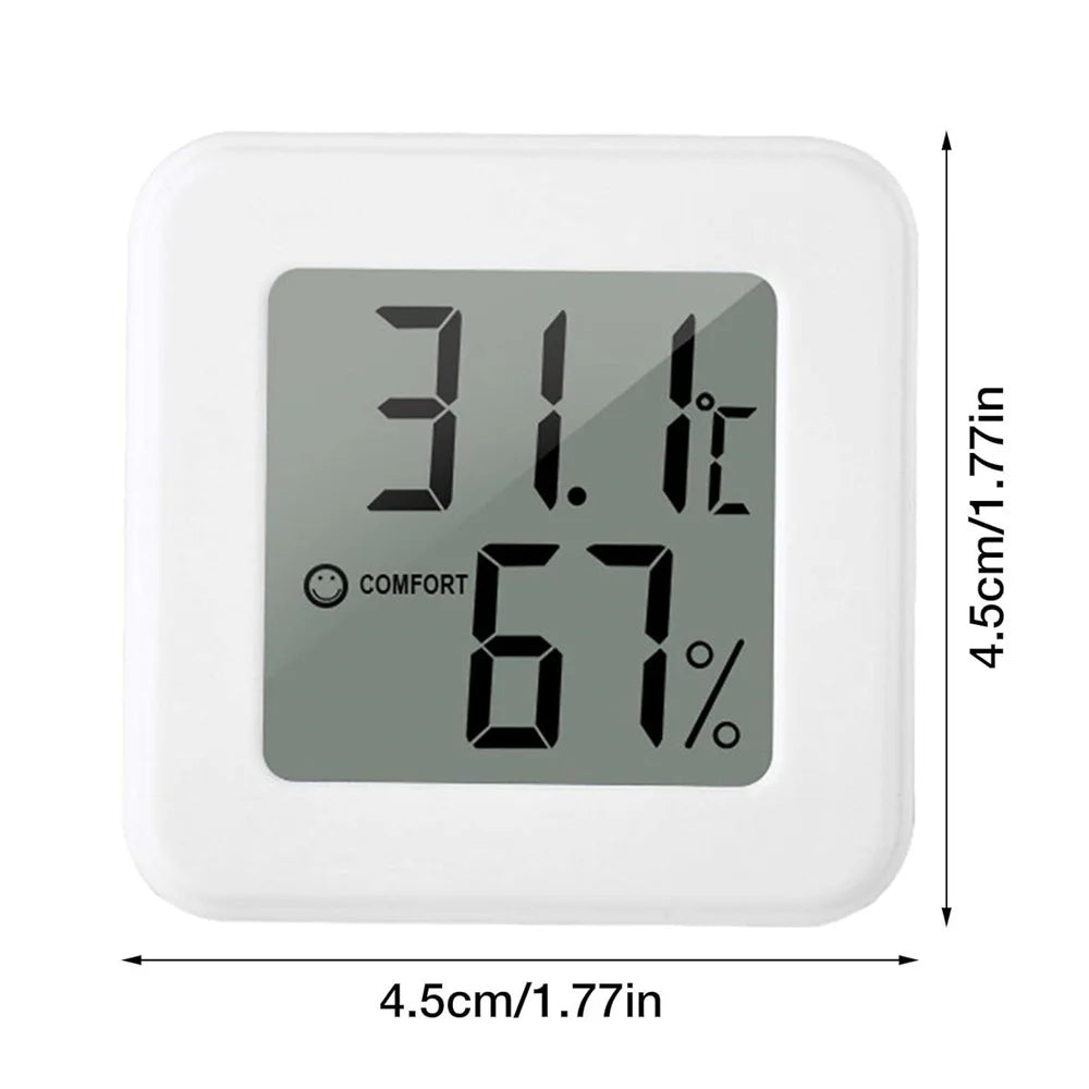 Indoor Mini Temperature and Humidity Meter, Bedroom Temperature Meter, Portable Electronic Digital Display, Humidity and Tempera