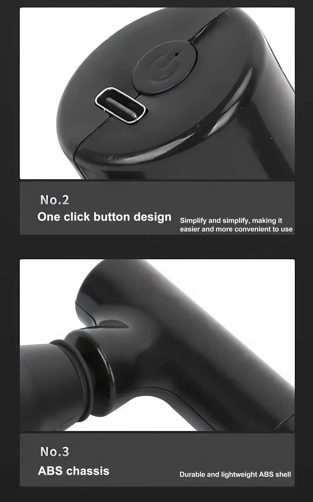 Hot Mini Fascial Massage Gun  Massager For Body Neck Back Deep Tissue Muscle Relaxation Pain Relief Tool Small Handheld Portable