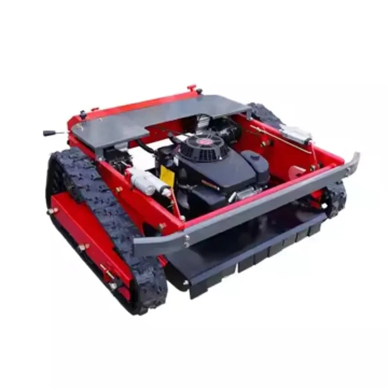 Remote Control Lawn Mower for Orchard Tea Garden Multifunctional Tracked Wireless Grass Trimmer Shredder Land Clearing Machine