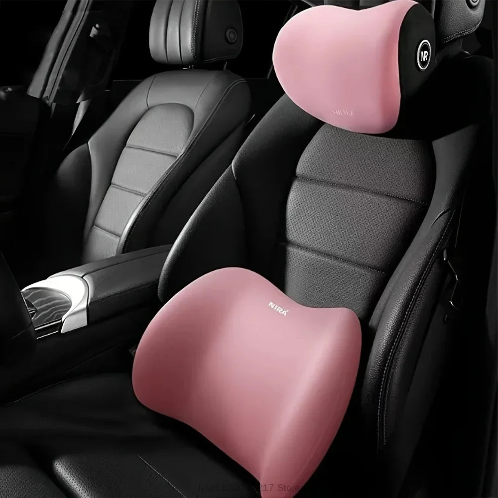 Universal Automotive seat cushion all season universal Ergonomic Memory Foam Car Seat Cushion-lumbar cushion or headrest or set