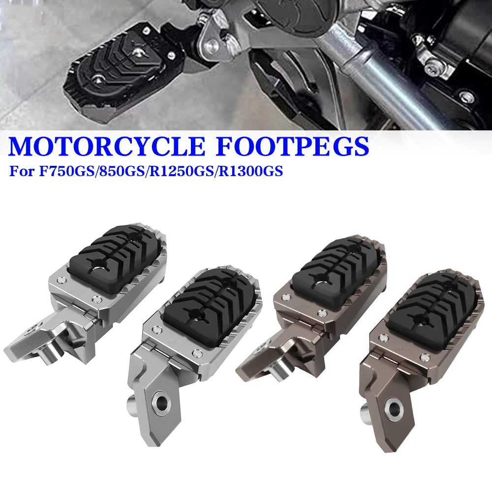 For BMW R1200GS GS1200 R1250GS LC ADV 2013-2024 F750GS F850GS S1000XR 2015-2019 Motorcycle Foot pegs Footrest Footpeg Foot Rests