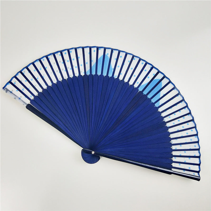 Cat Chinese Cartoon Silk Fashionable Japan style Hand Fans Popular Lovely Kitty fan Handheld Folding Women Girls show Fans