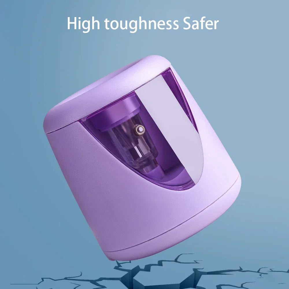 Automatic Electric Pencil Sharpener Multifunctional Cute Sharpener for 6mm-8mm Pencil Primary Students Children Stationery Gift