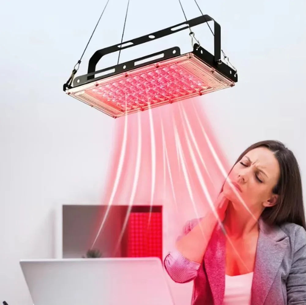 96 LEDs Red Light Therapy Lamp for Full Body Infrared Light Device Face Body Pain Stress Relief Daily Skin Care 660nm 850nm