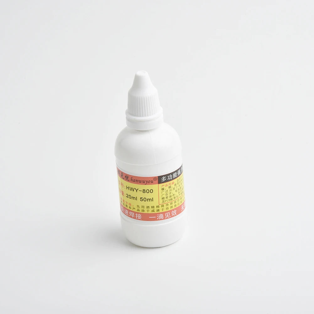 50ml Stainless Steel Flux Soldering Paste Liquid Solder Tool Quick Welding Non-toxic HLY-800 Soldering Flux For Nickel/copper