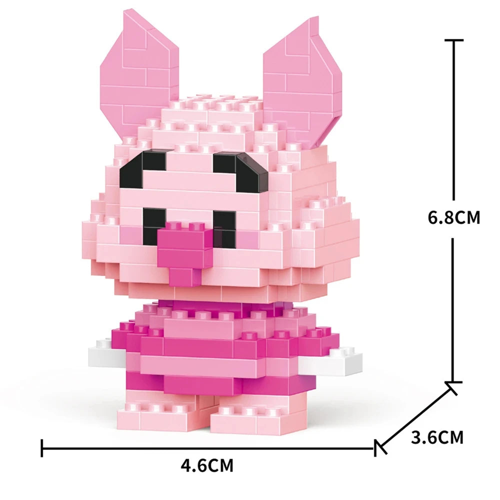 TOYLINX Mini Animal Building Blocks Assembled Model Cartoon Panda Doll Set 6 Years Old And Above Children Educational Toys Gifts