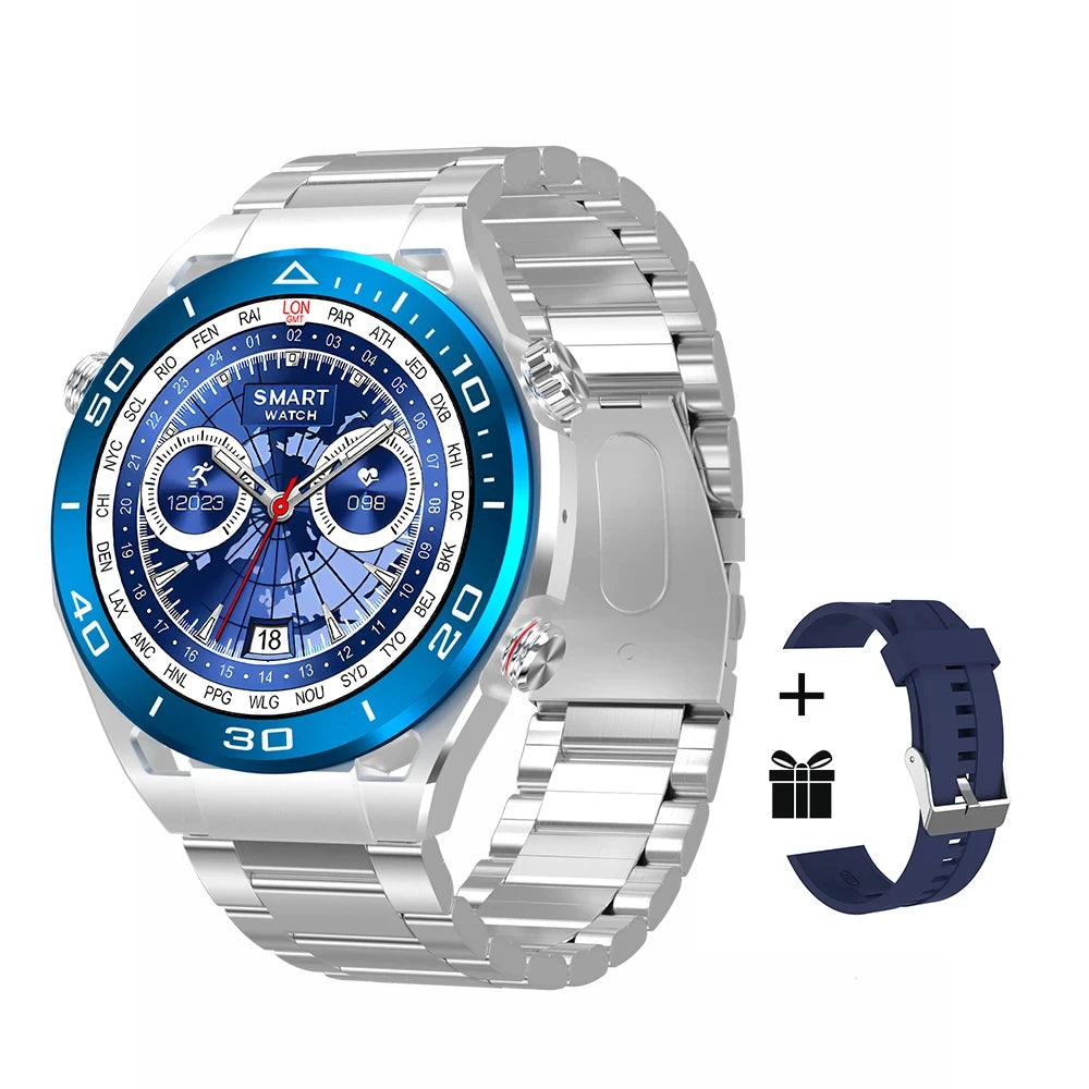 New Sports Smart Round Watch Bluetooth Call Compass Information Reminder Sleep Monitoring For Men Women Android IOS Smartwatch