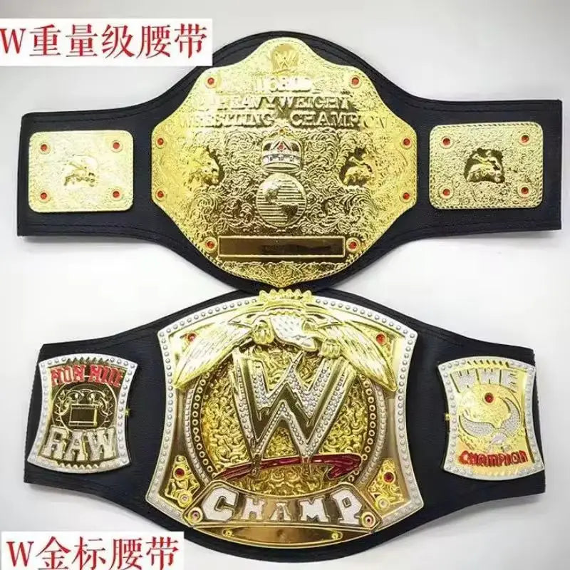 High Quality Boxing Champion Belt Toys Championship Gold Belt Ornaments Occupation Wrestling Gladiator Cosplay BoyBirthday Gift