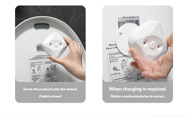 HOMEFISH New Toilet Sterilization Lamp Portable Mini Disinfection Lamp Home USB Charging Sterilizer
