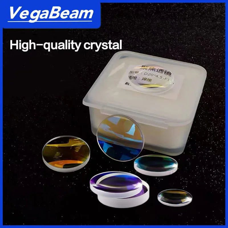 5PCS Laser Collimator Lens Focusing Lens D16x5 F60 D20 x4.5 F150 F200 F400 for SUP 23T /21T Handheld Qilin laser welding gun 23S