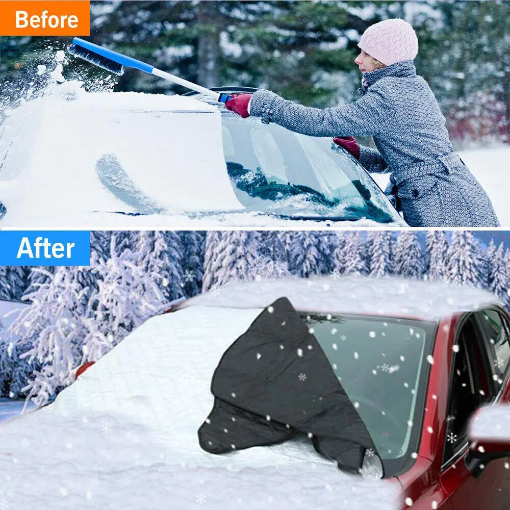 Magnetic Car Windshield Snow Cover Winter Ice-Frost Guard Sun Shade Protector For Mercedes Benz C180 C200 C250 W204 Accessories
