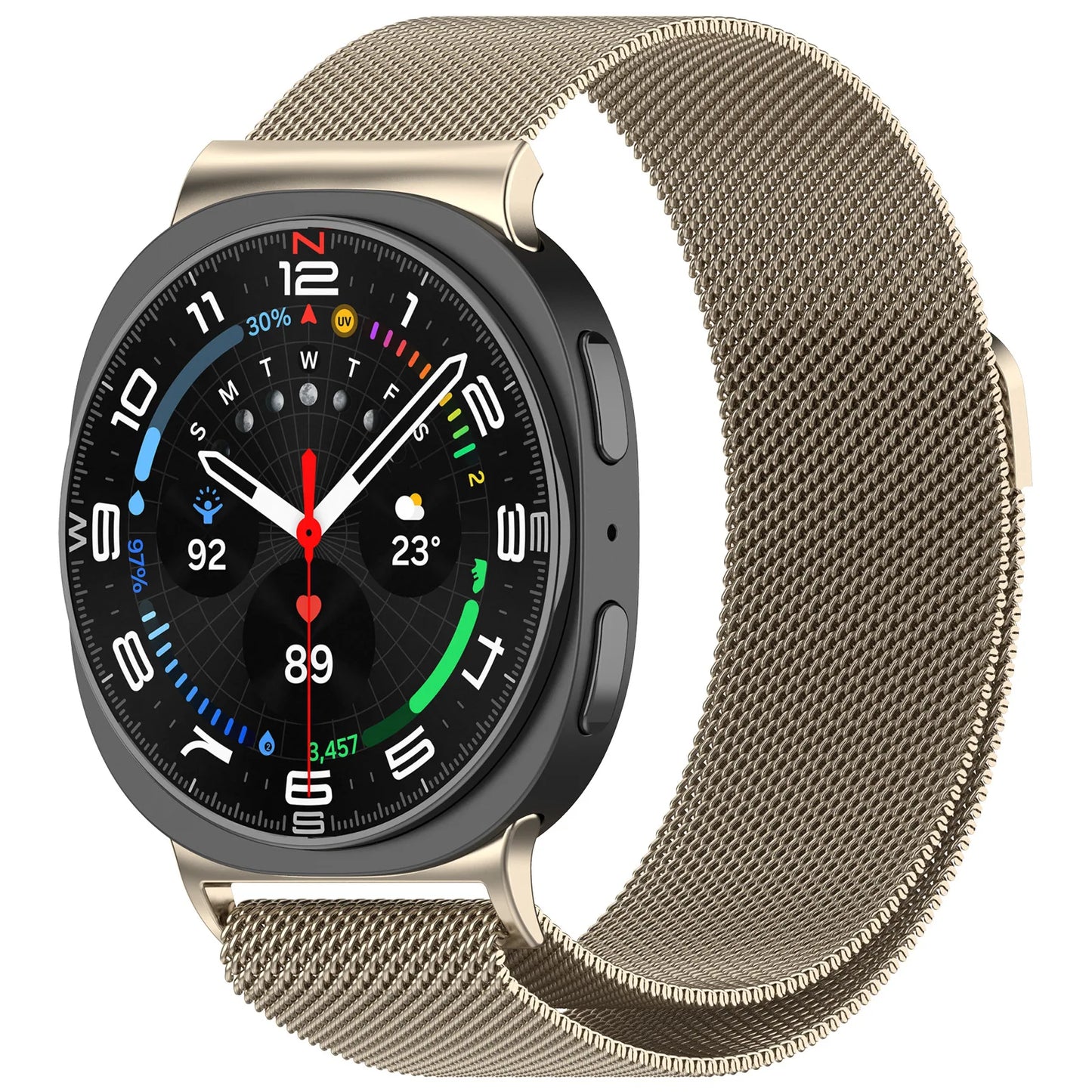 Milanese Stainless Steel band For Samsung Galaxy Watch 8 classic 46mm strap for correa Galaxy Watch 7 ultra 47mm 8 40/44mm bands
