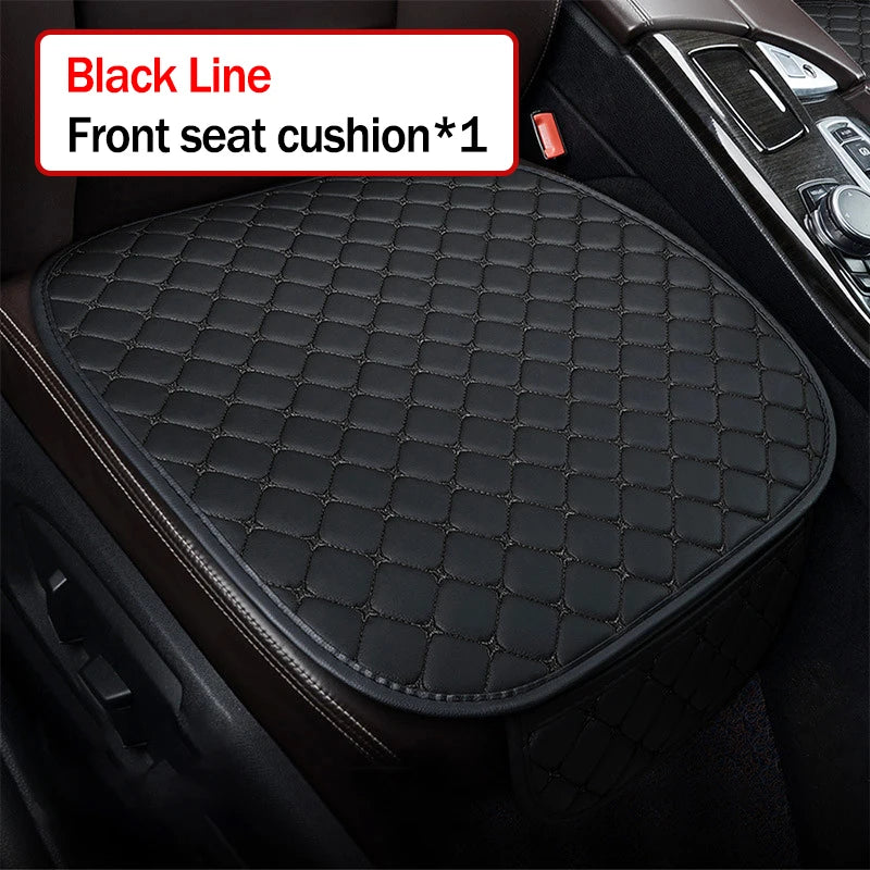 Kcimo Universal Pu Leather Car Seat Cover Seat Back Soft Cushion Minimalism Seat Cushion Chair Carpet Pad Auto Accessories