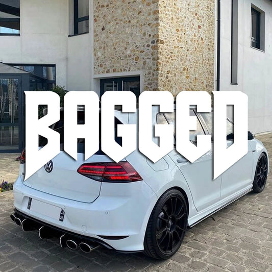 "BAGGED"decal,fashion stickers with high quality sticker for cars trucks motorcycles &laptops!For a Unique look!