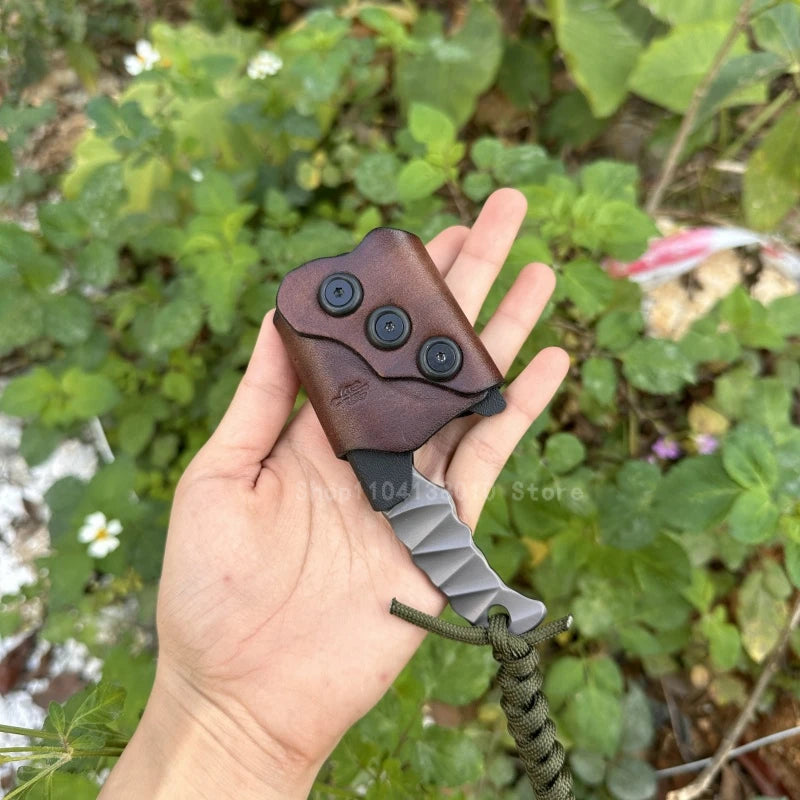 Small Axe (2nd Generation) D2 Steel Outdoor Camping Portable EDC Survival Pocket Knife Practical Cutting Knife Men's Gift