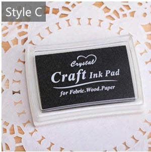 Mr Paper 15 Colors Inkpad Handmade DIY Craft Oil Based Ink Pad for Fabric Wood Paper Scrapbooking Ink pad Finger Painting