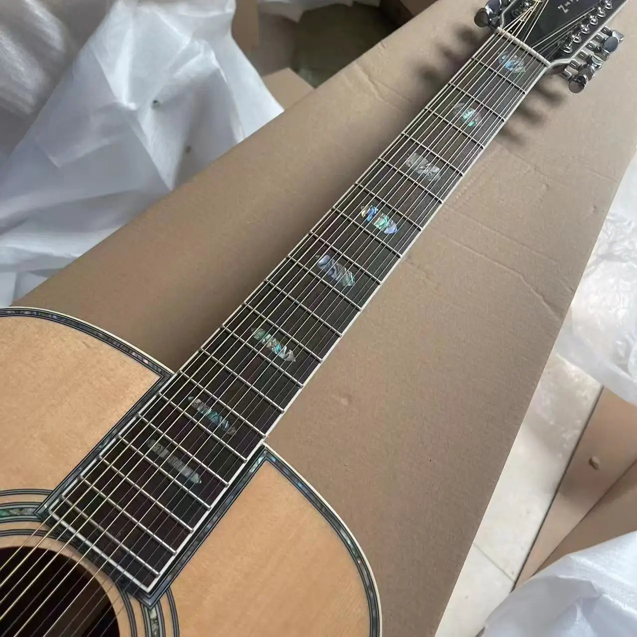 D45 Series Solid Wood Profile Acoustic Guitar, 12 Strings, 41"