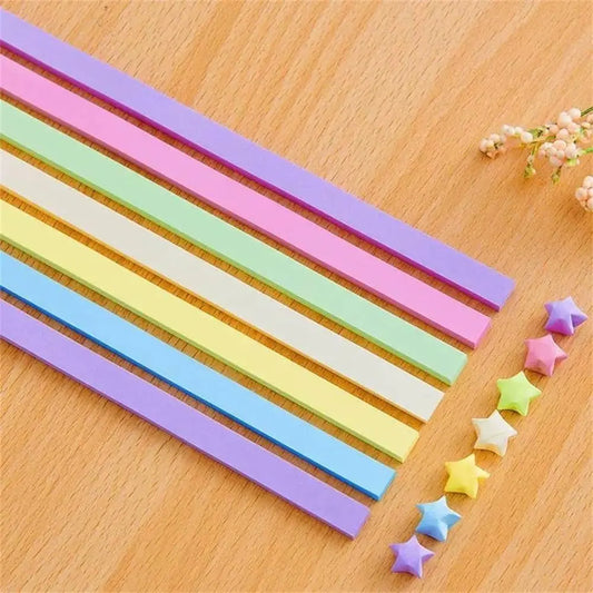 540 Sheets Origami Paper Stars DIY Hand Crafts Origami Lucky Star Paper Folding Origami Star Paper Strips for Paper Arts Crafts