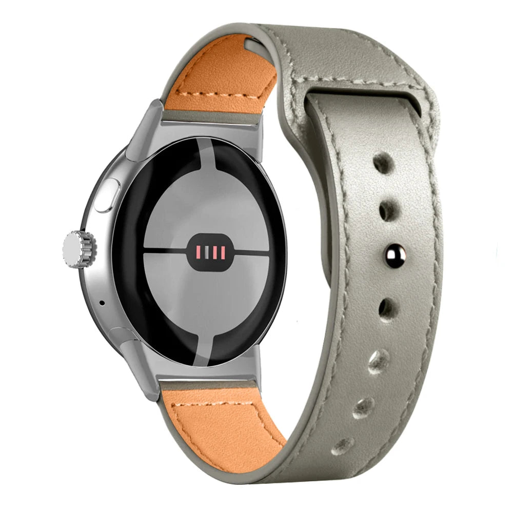 leather strap For Google Pixel Watch1/2/3 45mm stylish and lightweight For Google Pixel Watch 41mm strap