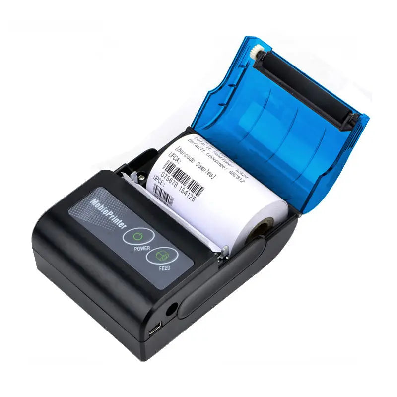 58mm Portable Thermal Receipt Printer Mobile Wireless Mini Bluetooth Ticket Bill Printer For Android IOS Windows Receipt Printer