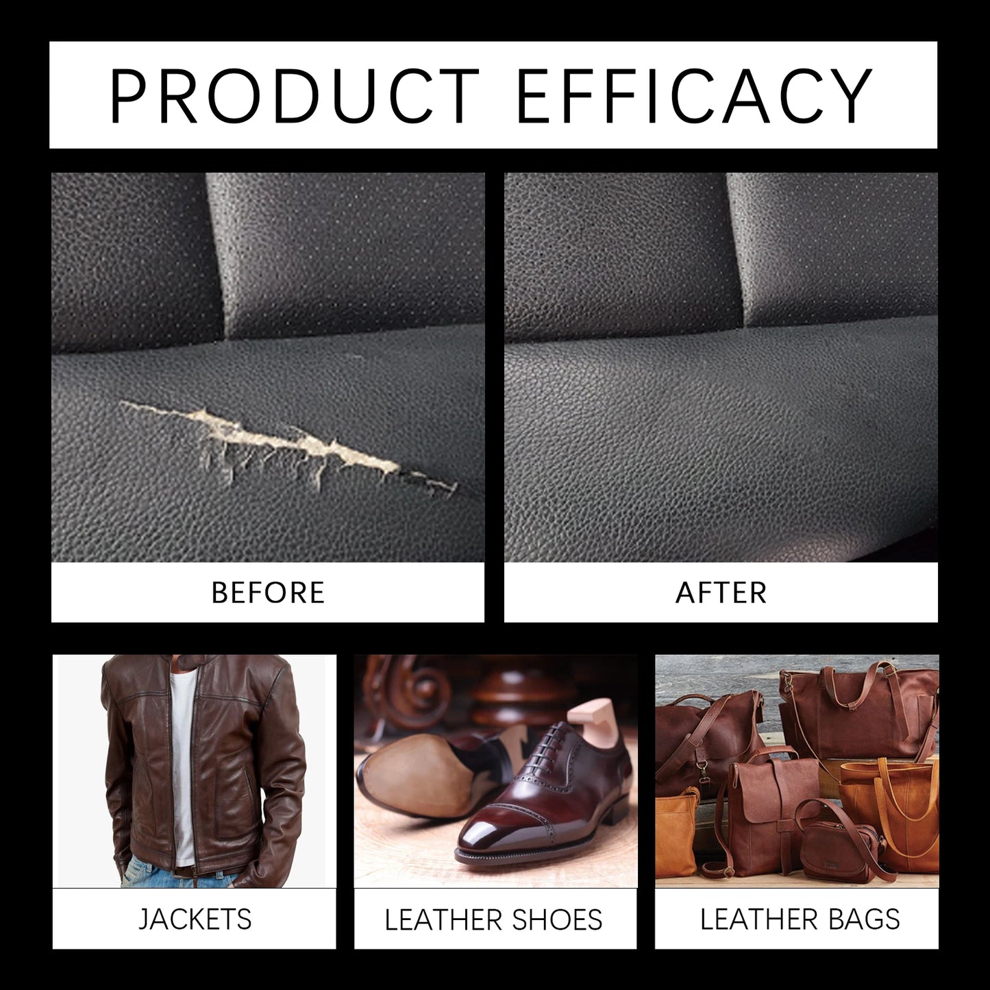 30/ 50ml Car Leather Repair Agent Auto Seat Maintenance Leather Care Liquid Rubber Leather Gel Sofa Car Leather Adhesive Fluid