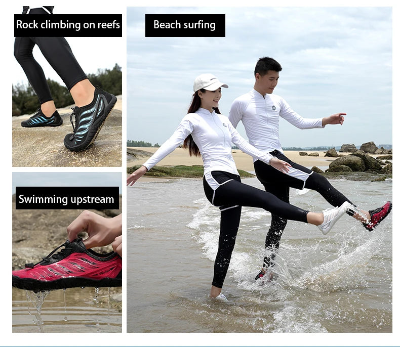 Summer Women Wading Shoes Barefoot Beach Adults Gym Outdoor Training Footwear Quick-Drying Breathable Canyoning Sneakers For Men