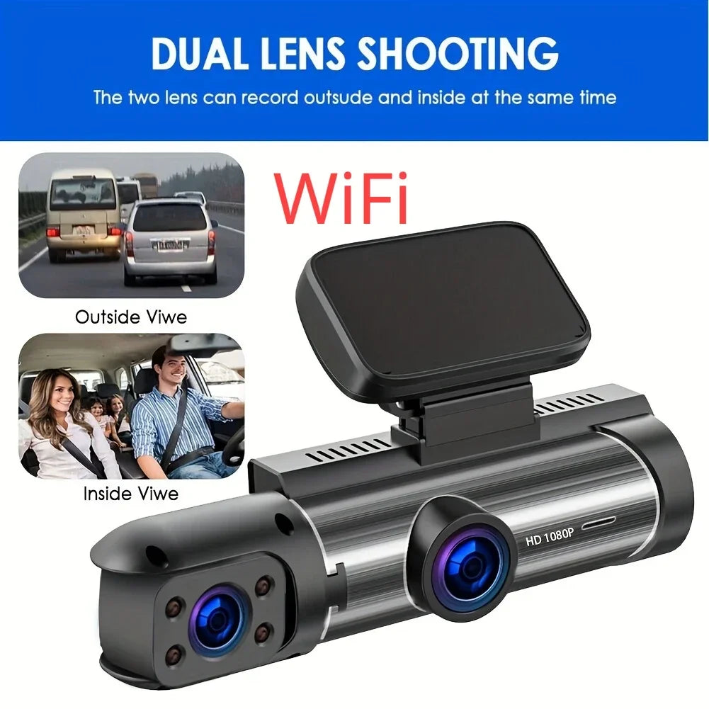 1440P HD WiFi Dash Cam for Car DVR Camera Video Recorder Auto Night Vision WDR Voice Control Wireless 24H Parking Mode