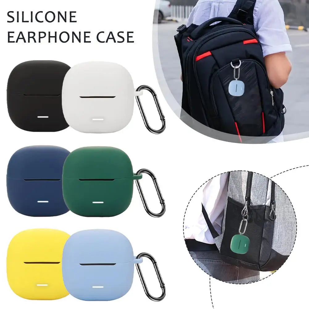 Earphone Protective Cover For Xiaomi Redmi Buds 6 Lite Youth Edition Silicone Protective Case Dust-proof Anti-Drop Storage Box